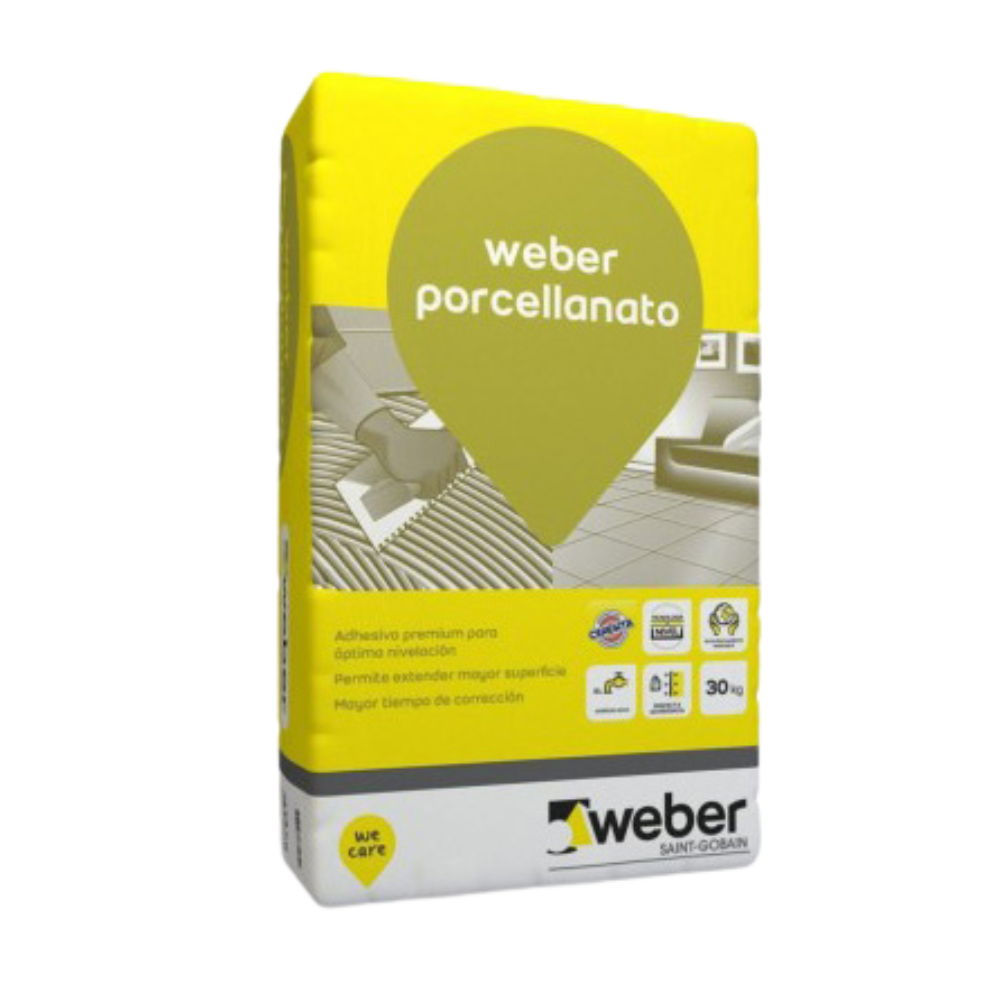 Pegamento Weber Porcelanato